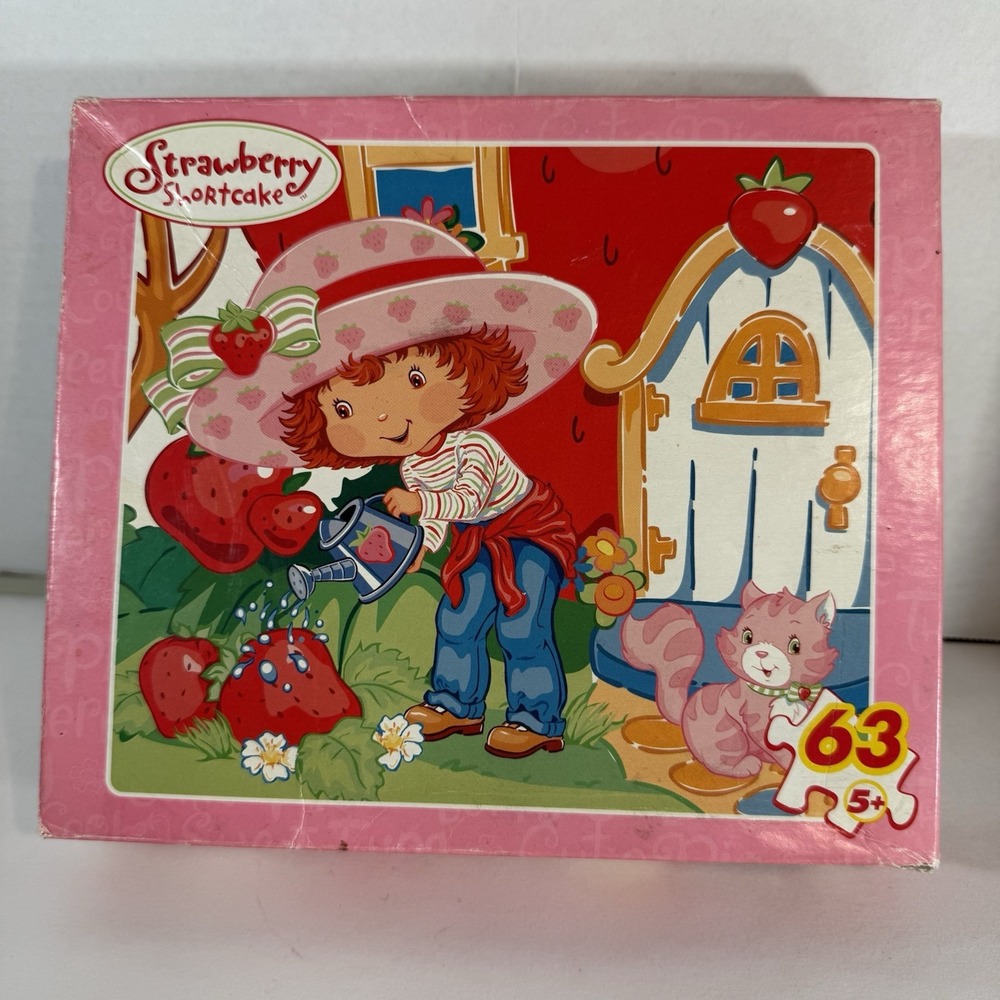Strawberry Shortcake 63 pc puzzle 2004. "Growing Sweeter"‎ Age 5+  RoseArt